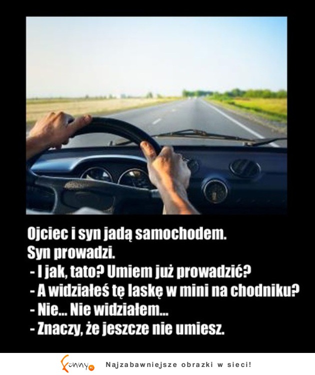 Ojciec uczy syna PROWADZIĆ AUTO- zobacz koniecznie czy syn jest gotowy hah