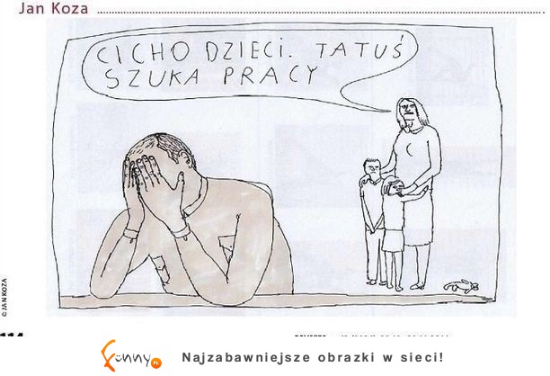 Tata szuka pracy