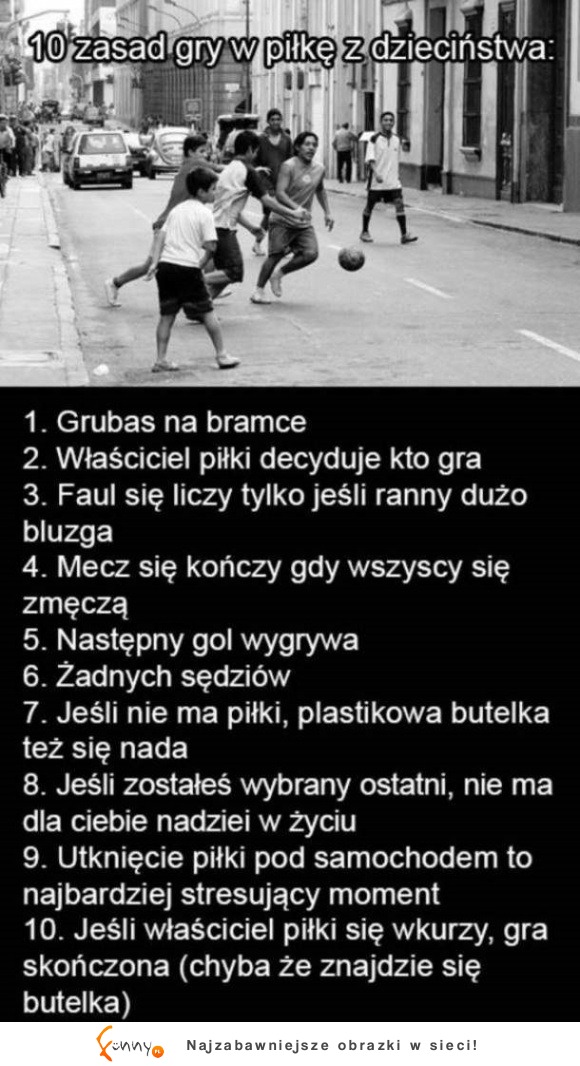 Najważniejsze zasady gry w piłkę!!! Zgadzasz się? :)