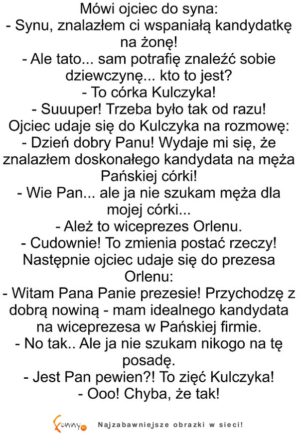 HAHA MEGA kawał o tym jak ojciec kombinował, żeby wydac syna za córkę Kulczyka XD PADNIESZ!