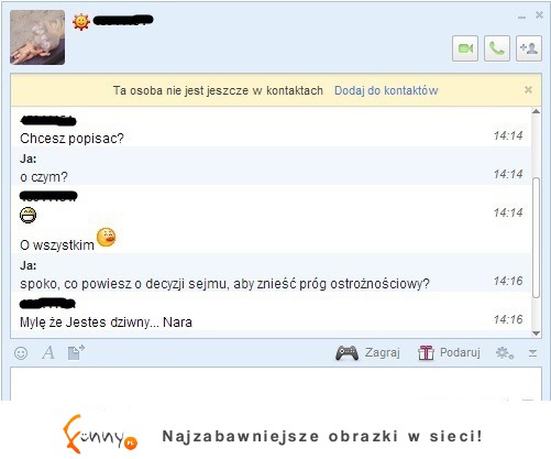 TOP 10 rozmów na GADU-GADU! Zobacz przedostatnią! HEHE ;D