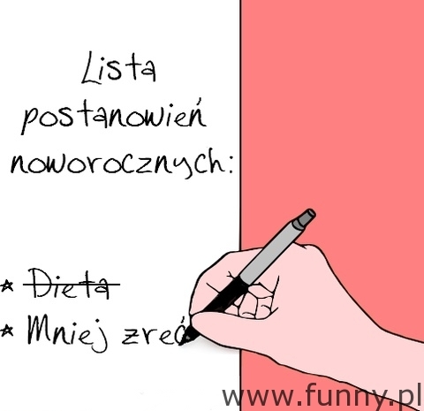 postanowienia noworoczne