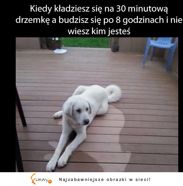 Kiedy sie kładziesz