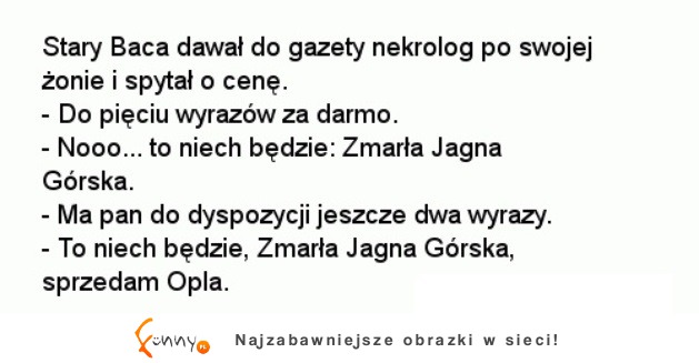 Stary baca - mistrz przedsiębiorczości