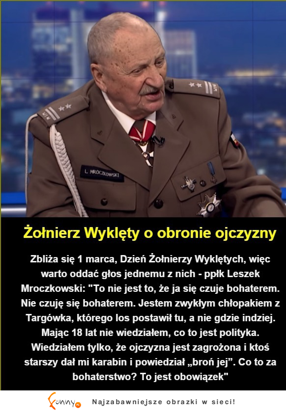 Czym jest PATRIOTYZM. Najlepszy przykład.