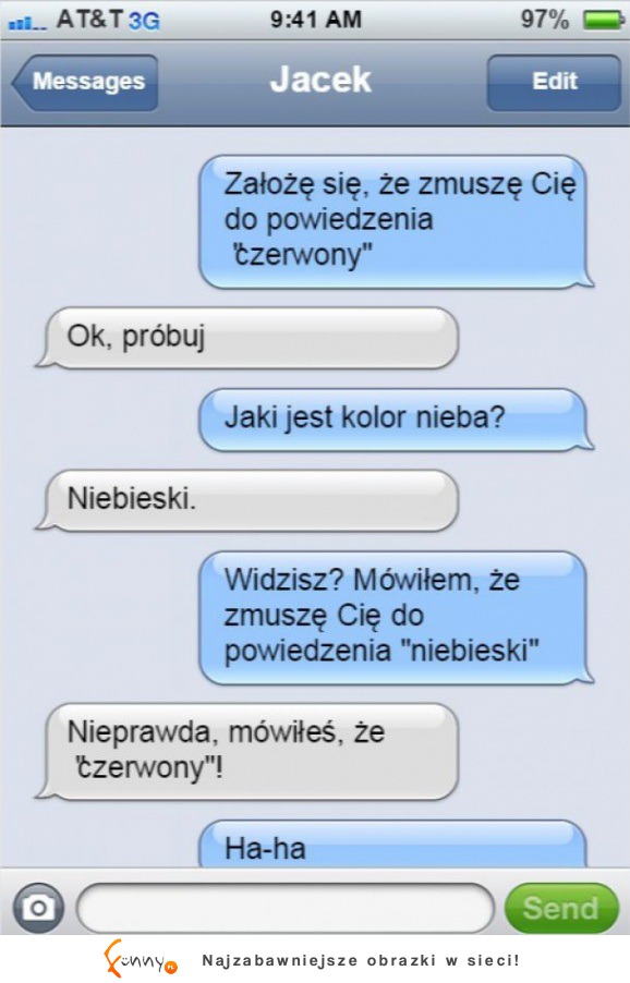 SUPER sposób żeby kogoś wkręcić! ZAWSZE działa :)