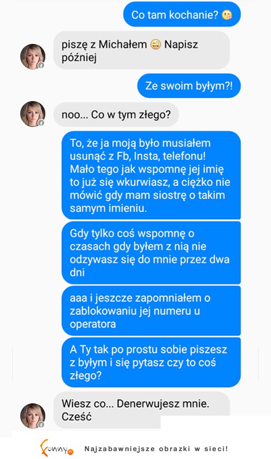 Chłopak zrobił jej MEGA awanturę! Za pisanie z BYŁYM! SZOK!