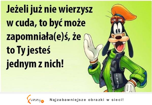 Jeżeli już nie wierzysz w cuda