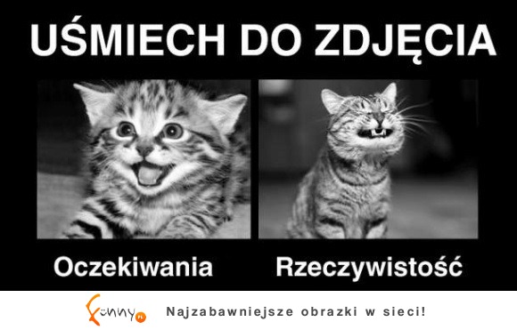 uśmiech do zdjęcia