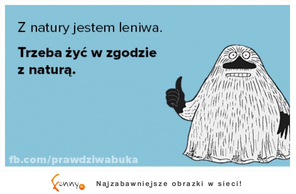 Jestem leniwa