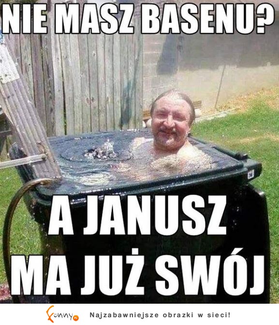 Nie masz basenu? Jego wygląda TAK XD