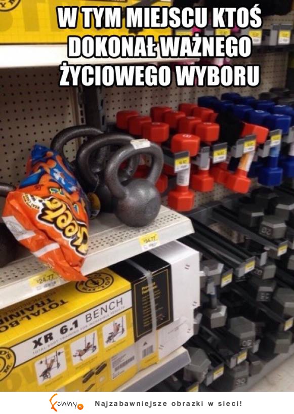 W tym miejscu ktoś dokonał ważnego życiowego wyboru