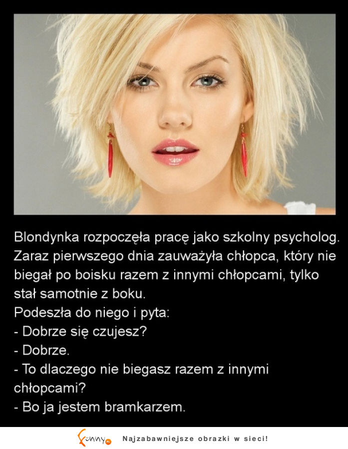 Blondynka zaskoczyła chłopca! :D