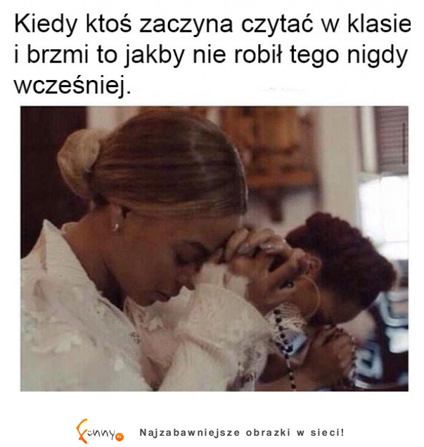 Pierwszy  raz czyta