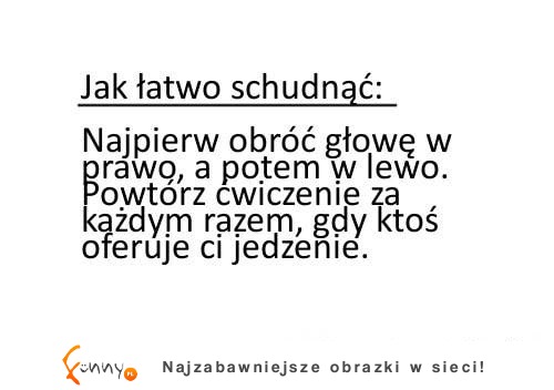 Sposób na szybkie schudnięcie!