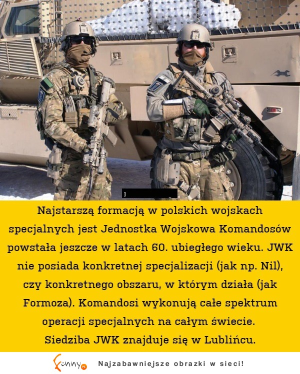 Jaka jest najstarsza formacja w Polskich wojskach?