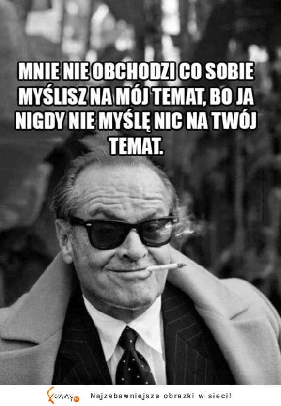 Nie myślę nic