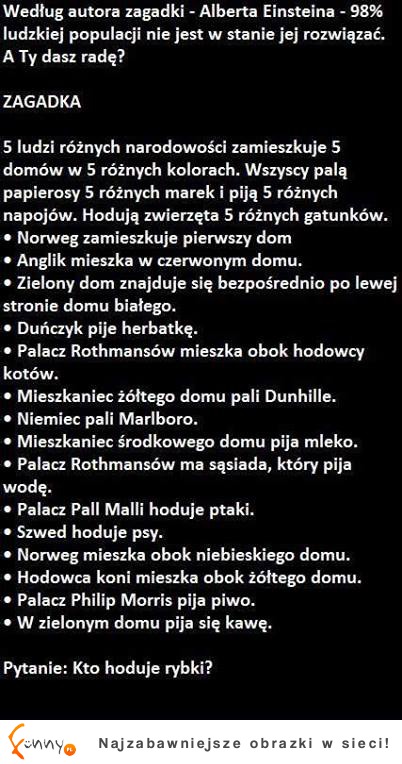 Autor tej ZAGADKI twierdził, że 98% ludzi nie jest w stanie JEJ ROZWIĄZAĆ! Spróbuj może dasz radę go zawstydzić