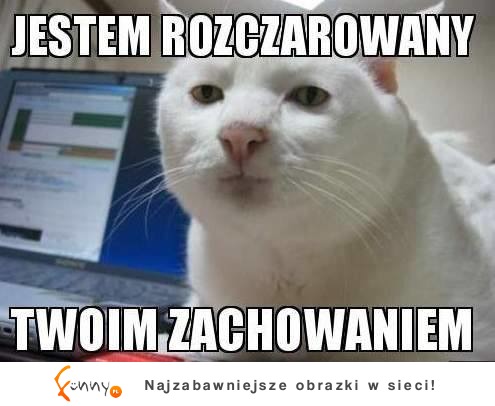 Rozczarowałeś mnie XD