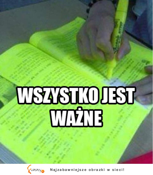 Wszystko jest ważne