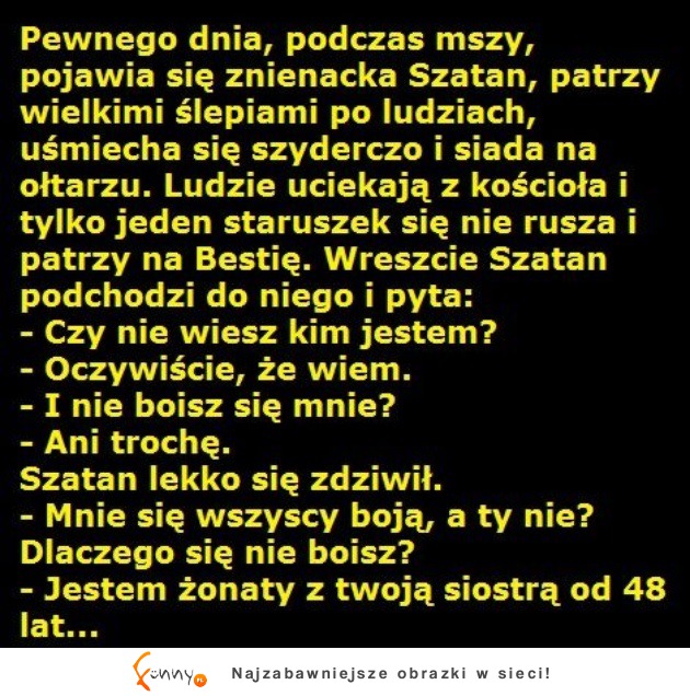 Do kościoła podczas MSZY przychodzi SZATAN- zobacz jak to się skończyło :)