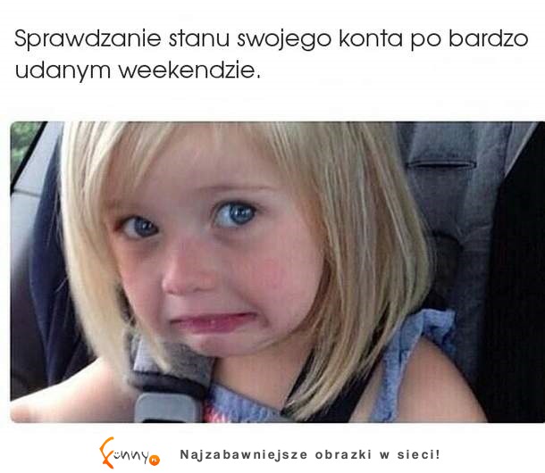 Stan konta po weekendzie