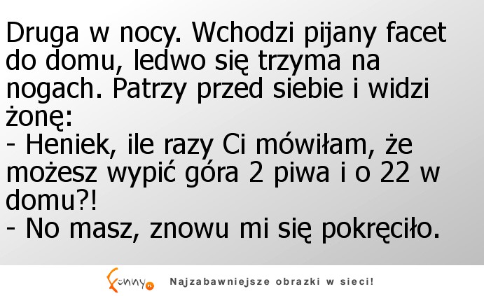 Druga w nocy! Wraca pijany facet do domu, ZOBACZ REAKACJĘ ŻONY :D