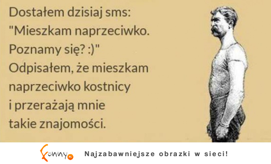 Dostałem dzisiaj sms