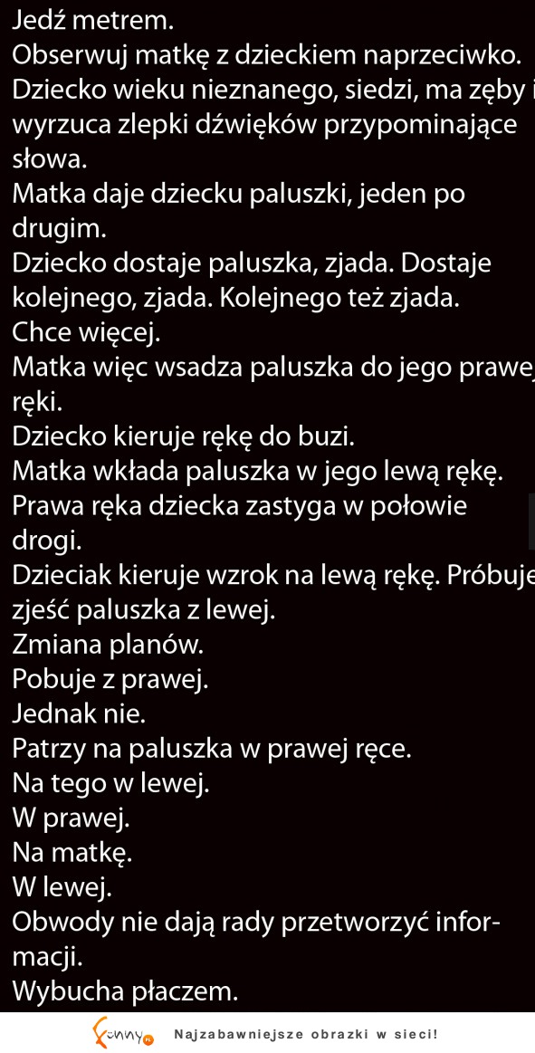 ZABAWNA historia o dziecku w metrze ;) AHHA XD