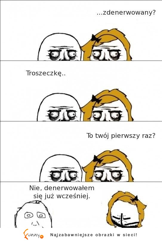 Zdenerwowany? haha ZOBACZ jego pierwszy raz xD