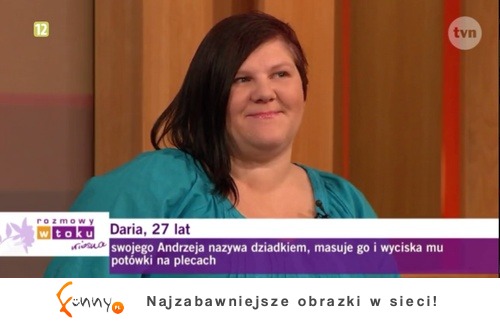 Daria i jej ukochany Andrzej...