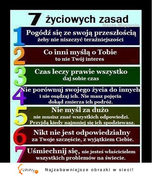 7 życiowych zasad