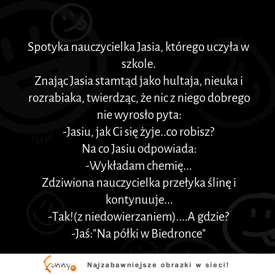 Jasiu spotyka nauczycielkę która go uczyła!  To się zdziwiła :D