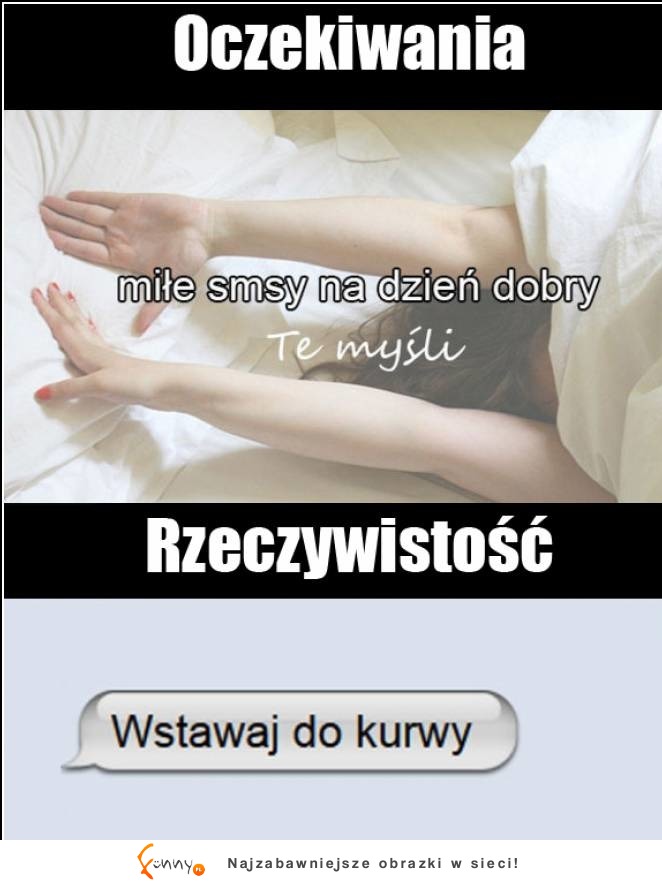 OCZEKIWANIA VS RZECZYWISTOŚĆ