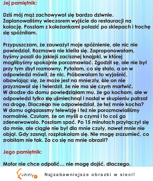 Jej facet zachowuje się dziwnie,a ona nie wie dlaczego. Zobacz co wymyśliła!