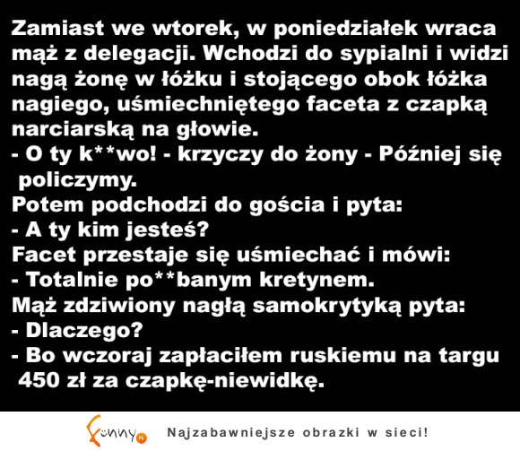 Facet przyłapał żone na zdradzie a jej kochanek na to... HAHA MEGA!