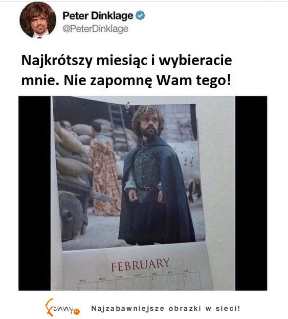 Lannisterowie zawsze spłacają swoje długi XD