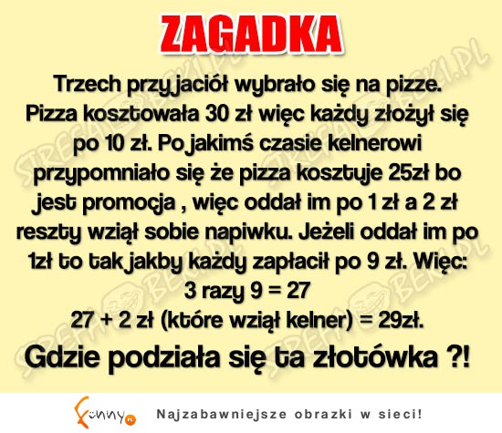 SUPER ZAGADKA! Potrafisz to wyjaśnić? ;)