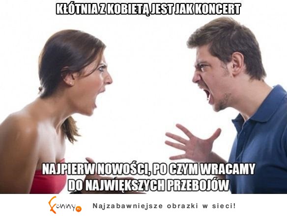 Kłótnia z kobietą ;D