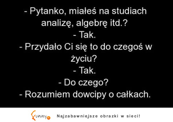 Do czego potrzebujemy analizy z matmy