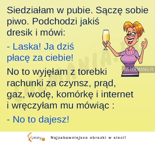 Facet miał gest... HAHA MEGA!