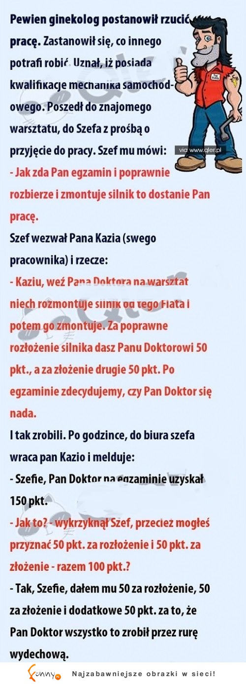 Ginekolog zmienił fach. Nie uwierzysz na jaki! HAHA