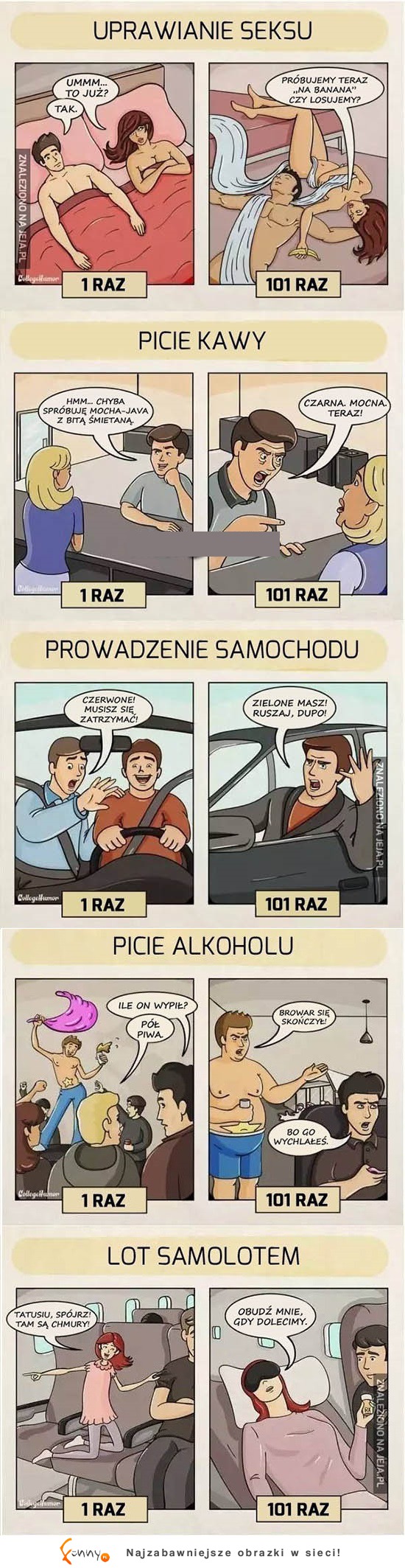 Czym różni się 1 raz od 101 ;) Zgadasz się?