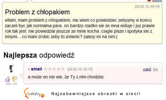 Problemy z chłopakiem