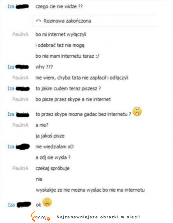 Problemy z internetem. Paulina nie ogarnia! haha :D