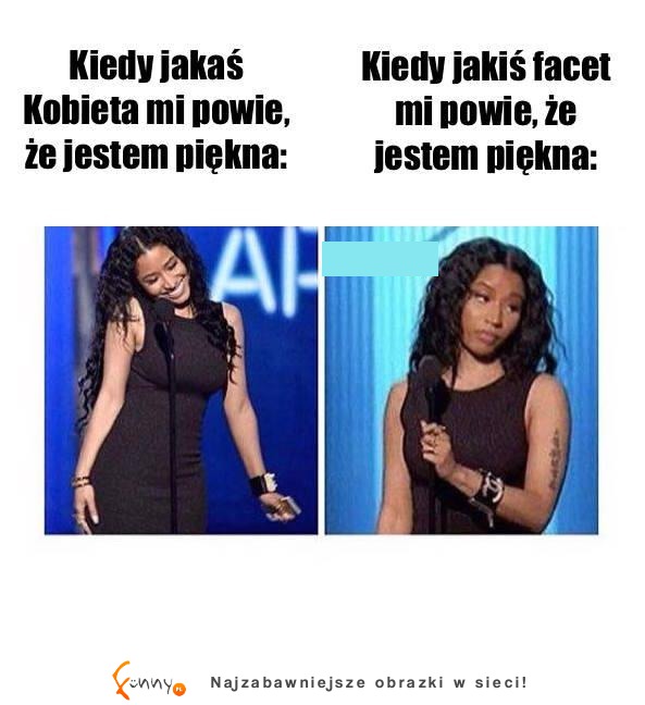 Każda dziewczyna tak ma z komplementami! HAHA!