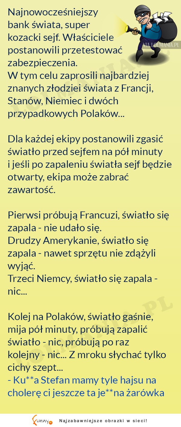 Konkurs na najlepszego złodzieja! HAHA POLACY JAK ZWYKŁE XD