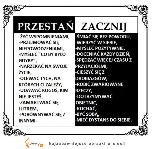 Przepis na życie. SPRAWDŹ co zrobić! :D