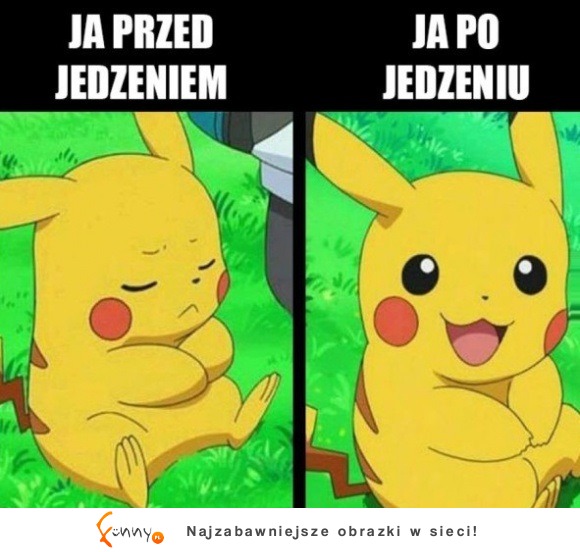 przed jedzeniem/po jedzeniu