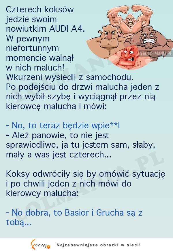 Dresy jada autem, aż nagle... Ale to wymyślili HAHA!